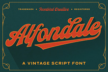 Alfondale - Vintage Script