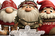 Watercolor Winter Christmas Gnome Cl, an Illustration by Sublimation Artist (Thumbnail 1 of 6)
