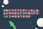 Paper cut alphabet collection, a Symbol Font by PREMIUMVECTOR (Thumbnail 2 of 5)