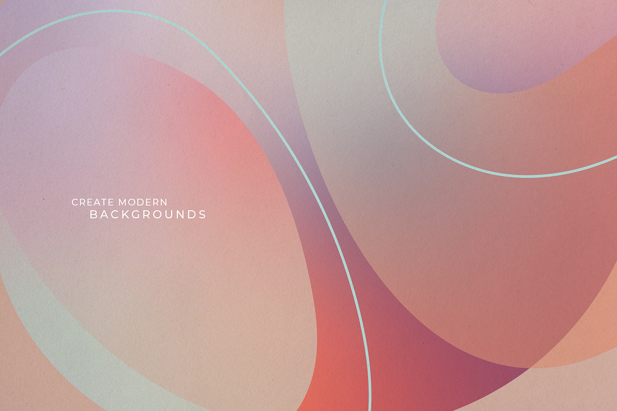 Pastel Toned Vector Gradients, an Object Graphic by Ramona Schratt (Photo 3 of 6)