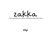 Mix Zakka, a Sans Serif Font by Mix Fonts (Thumbnail 1 of 3)