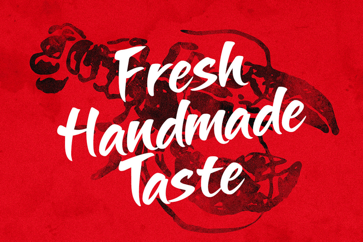 Flavor Spice – Brush Script, a Handwritten Font by decographstud (Photo 3 of 9)