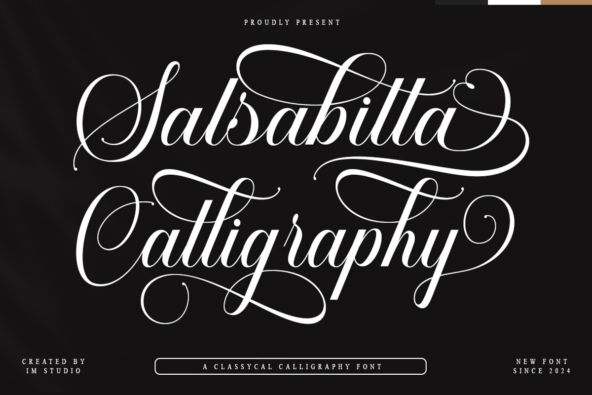 Salsabilla Calligraphy, a Script Font by IM Studio (Photo 1 of 8)