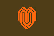 Monogram Letter MV VM Logo, a Branding & Logo Template by Buqancreative (Thumbnail 3 of 4)