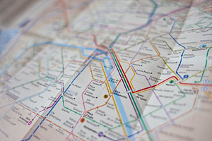 Map close up