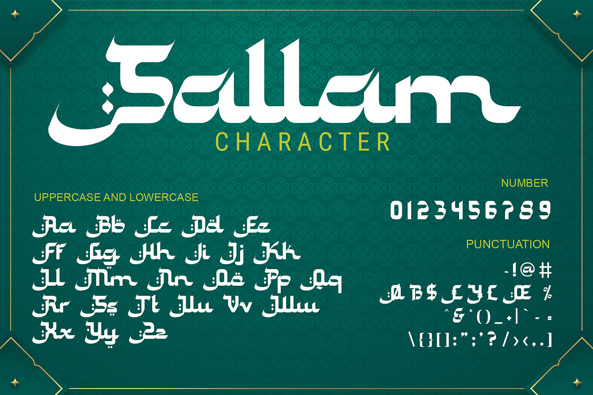 Sallam, a Font by LetterStock (Photo 7 of 7)