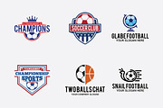 66 SPORTS Logo Templates BUNDLE, a Branding & Logo Template by shazi (Thumbnail 3 of 12)