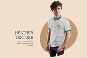 8 Men's Polo Mockups, a Shirt Mockup by Grow Design Craft Studio (Thumbnail 5 of 7)