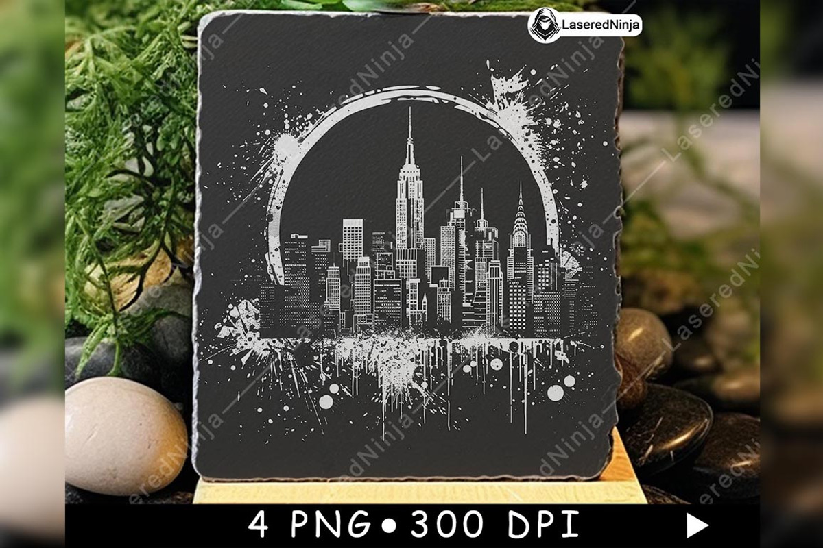 New York Logo City Skyline Urban, a Background Graphic by LaseredNinja (Photo 7 of 7)
