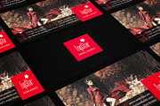 Fashion Model Agency Card CM054, a Business Card Template by annozio (Thumbnail 4 of 4)