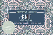 Viridescent and Blush Knit Patterns, a Pattern Graphic by TheLegacyBrandingCo (Thumbnail 1 of 10)