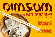 Jingjou - Chinese Display Typeface, a Handwritten Font by Pandeka Studio (Thumbnail 4 of 9)