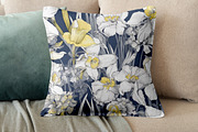 DAFFODIL & IRIS Seamless Pattern 03, a Pattern Graphic by AYAKA Studio Co. (Thumbnail 3 of 6)