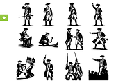 American Revolution Patriot Silhouet, an Object Graphic by RT Studio (Thumbnail 1 of 3)