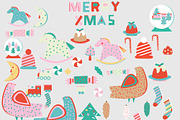 Merry Christmas. 50 BONUS elements, a Pattern Graphic by Lineli (Thumbnail 2 of 10)