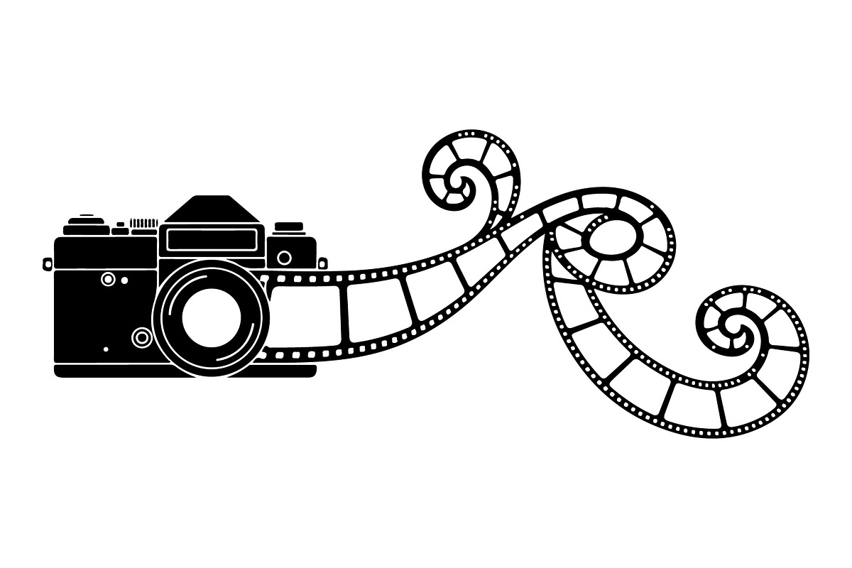 Vintage Camera Film Silhouette, an Object Illustration by yasushie (Photo 27 of 31)