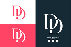 DD or D logo monogram, a Branding & Logo Template by design_proleague