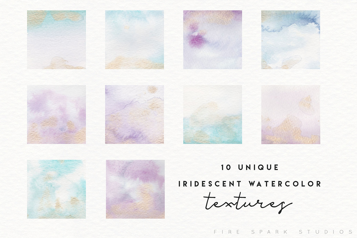 Pastel Watercolor Texture Collection, a Texture Graphic by Fire Spark Studio (Photo 2 of 10)