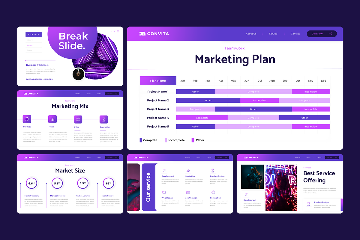 Convita - Business Pitch Deck, a Presentation Template by YossyOneStd (Photo 3 of 7)