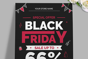 Black Friday Poster Flyer Design