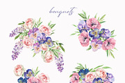 Wisteria Tea Party Watercolor, a Decorative Illustration by Catch the Dream Art (Thumbnail 3 of 13)