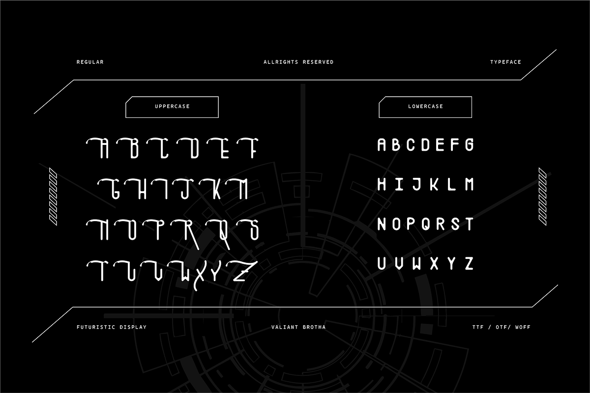 VB Maxtune - Futuristic Display Font, a Sans Serif Font by VALIANTBROTHA (Photo 2 of 11)