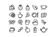 400+ outline FOOD ICONS, an Outline Icon by marusdesign (Thumbnail 12 of 24)