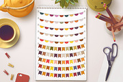 Fall Bunting Clipart, Autumn Banner, an Illustration by The Digital Download Shop (Thumbnail 2 of 5)
