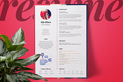 Resume/CV and Cover Letter, a Resume Template by Milktoast (Thumbnail 1 of 4)