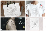 Minimalist Line Art Boho doodles 149, an Illustration by Drawberx (Thumbnail 3 of 16)