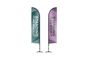 Feather Flag Mockup v2, a Product Mockup by GraphicsPixel (Thumbnail 2 of 5)