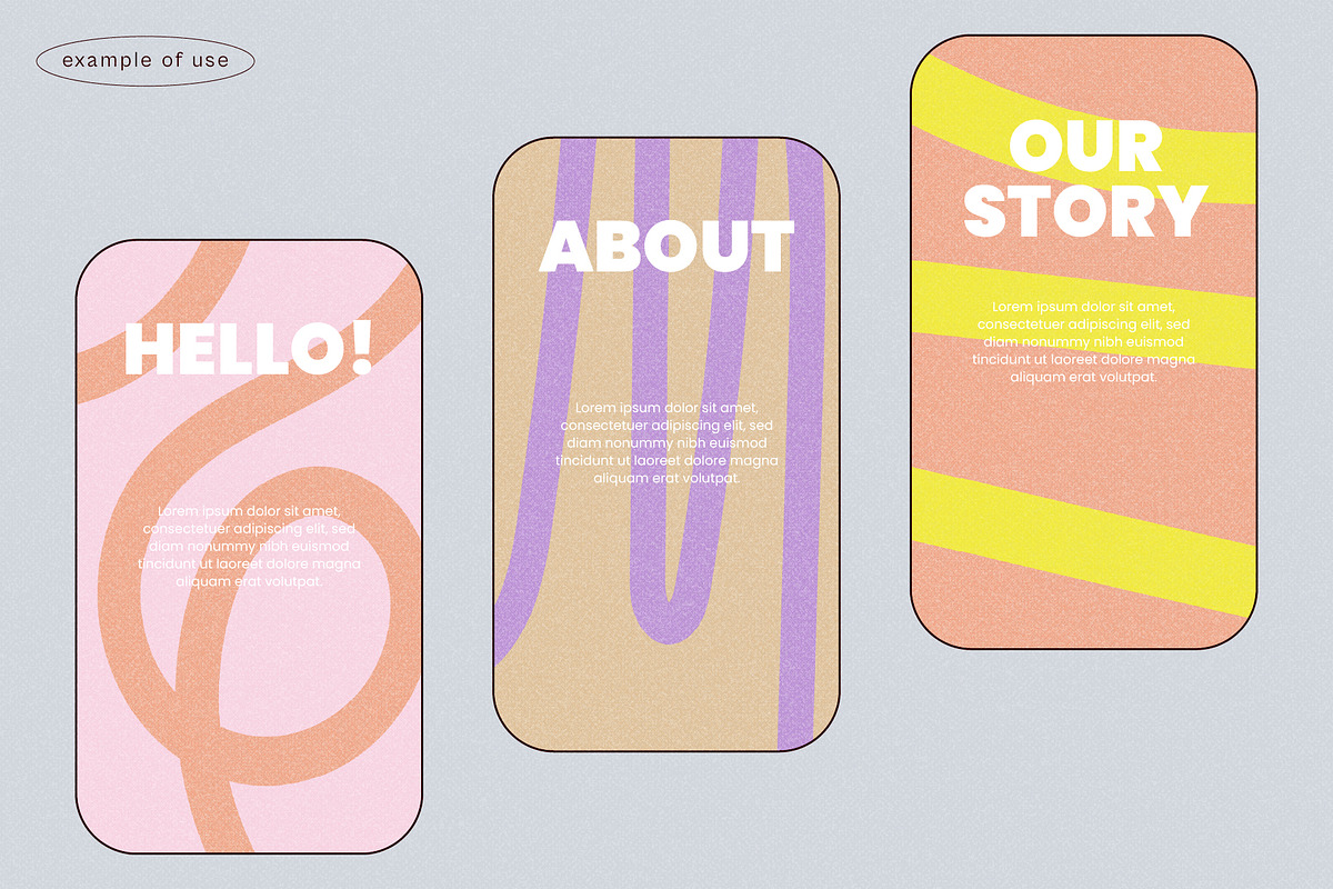Playful Lines - Abstract Backgrounds, a Background Graphic by Léo Alexandre (Photo 10 of 14)