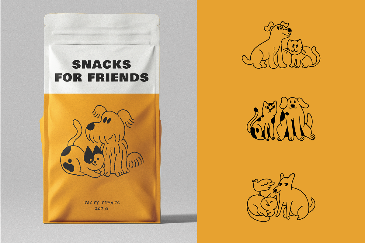 Pets and mascots, vector elements, a Graphic by venimo (Photo 3 of 13)