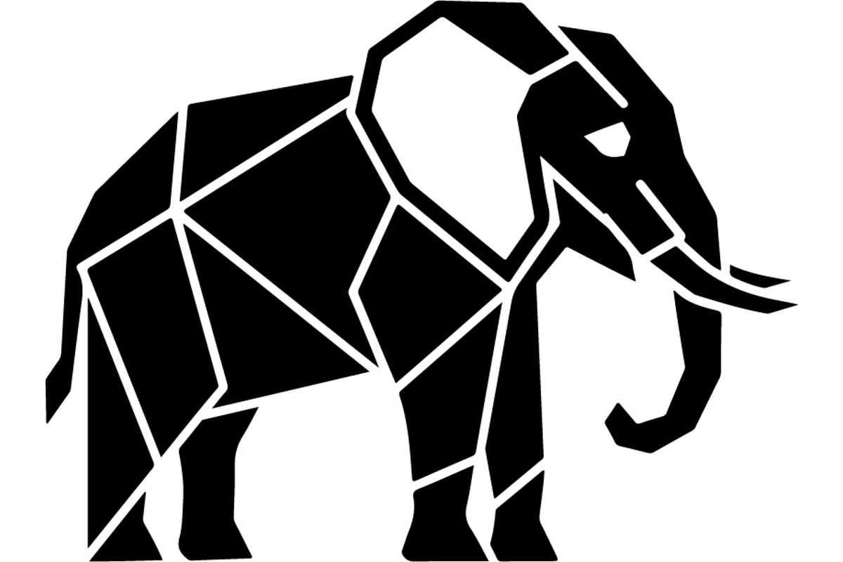 Elephant Vector Elements Bundle, an Animal Illustration by balal (Photo 10 of 10)