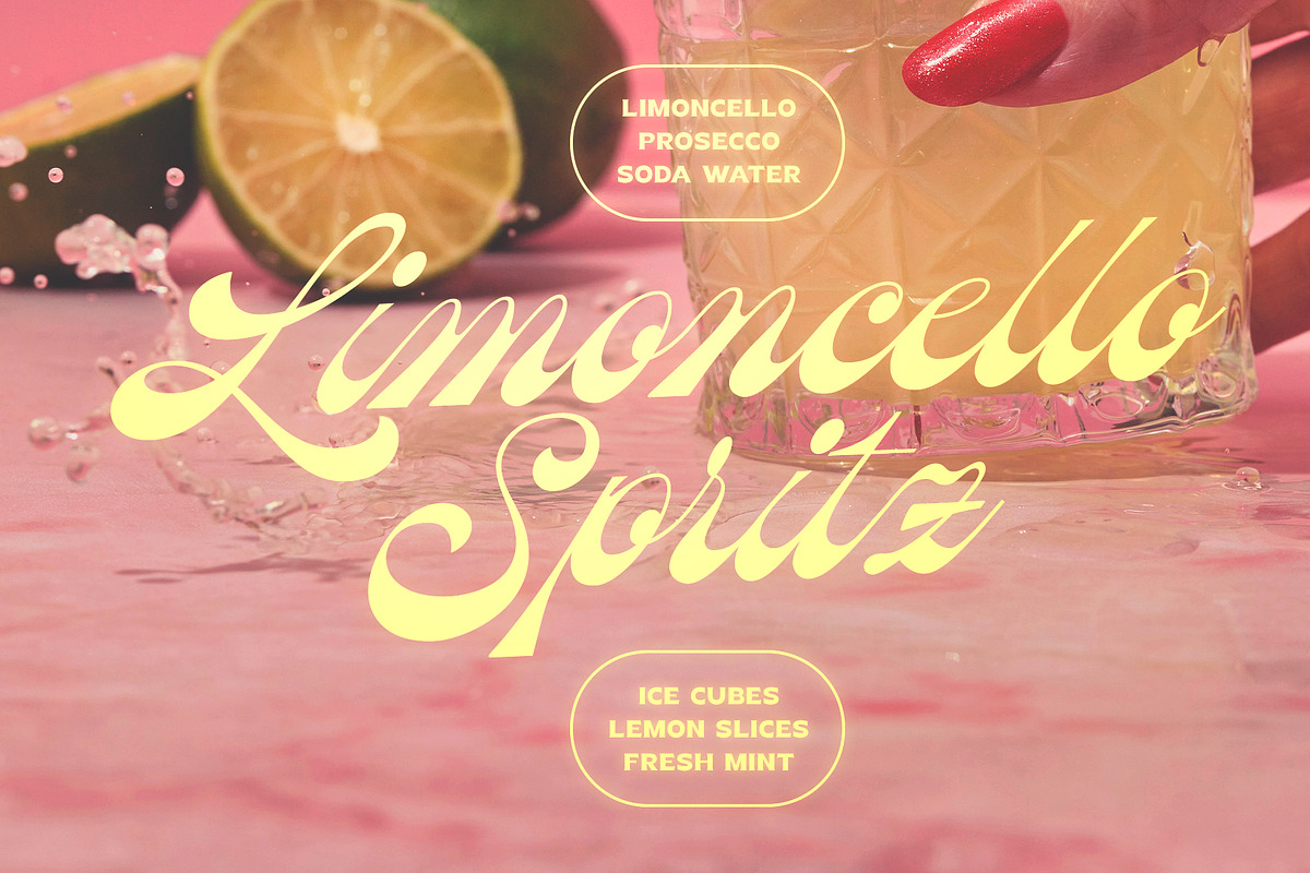 Peach Sangria Font Duo, a Script Font by Sam Parrett (Photo 7 of 13)