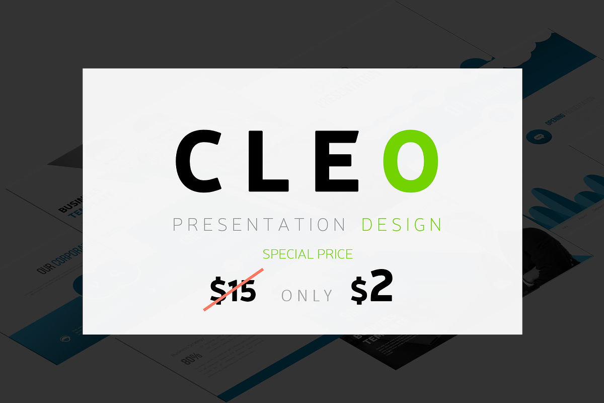 CLEO - Powerpoint Templates, a Presentation Template by SlideFusion (Photo 1 of 4)