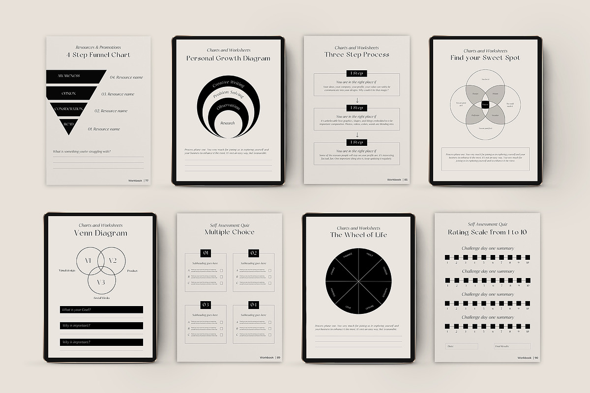 WorkBook for Coaches | CANVA preview 6