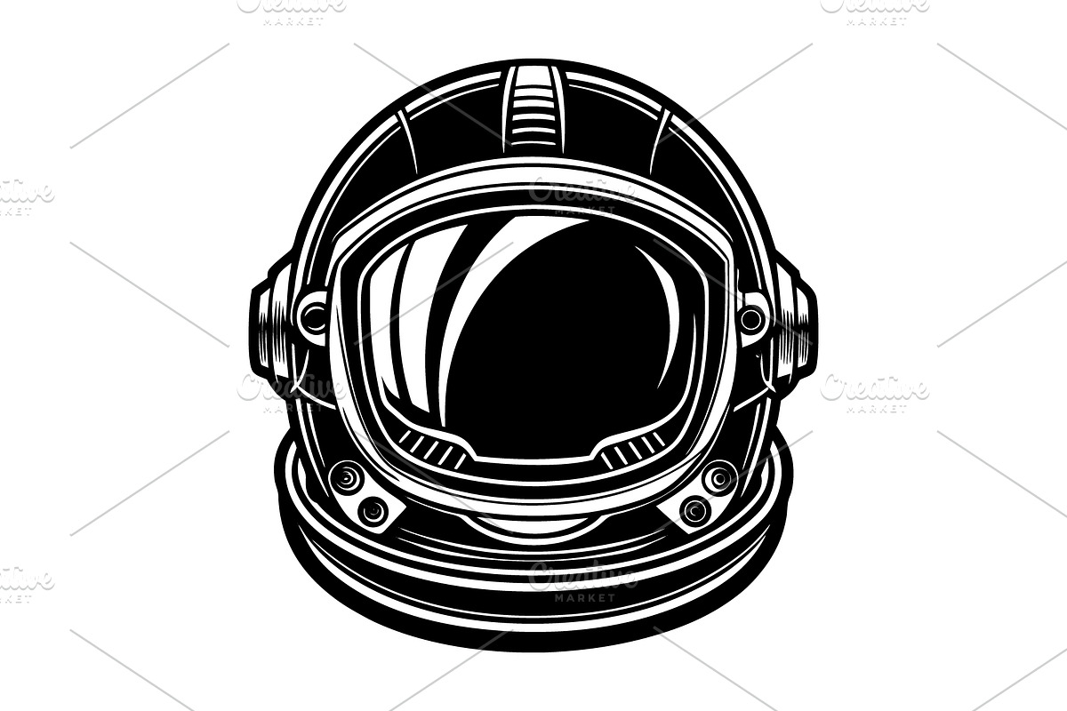 Astronaut helmet, an Illustration by Mark1987