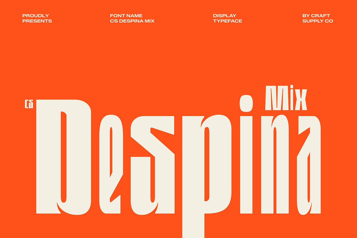 CS Despina Mix, a Sans Serif Font by Craft Supply Co. (Photo 1 of 8)