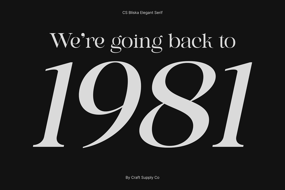 CS Bliska – Elegant Serif Font, a Serif Font by Craft Supply Co. (Photo 2 of 8)