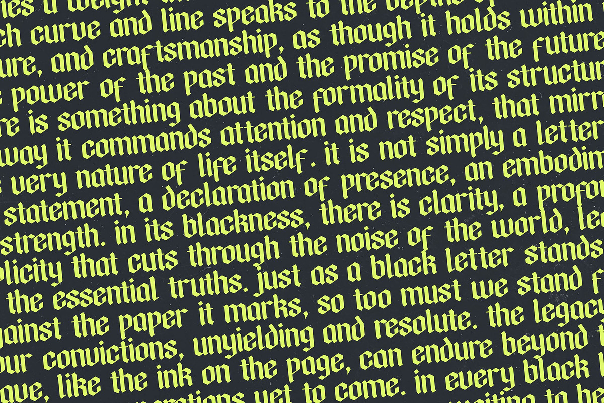 Mystic Venom Modern Blackletter, a Blackletter Font by timelesstype.co (Photo 9 of 20)