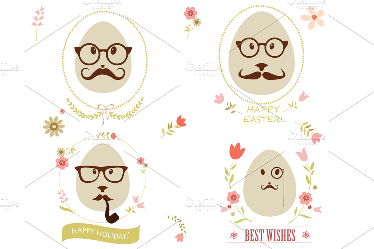 Hipster easter!, an Illustration by Wiktory (Photo 3 of 3)