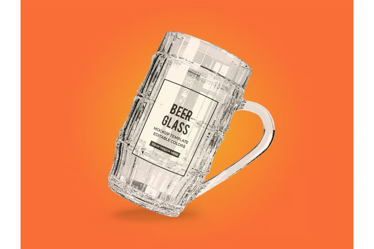 Beer Glass Mockup Template Set, a Household Mockup by DesignRushMarket (Photo 10 of 10)