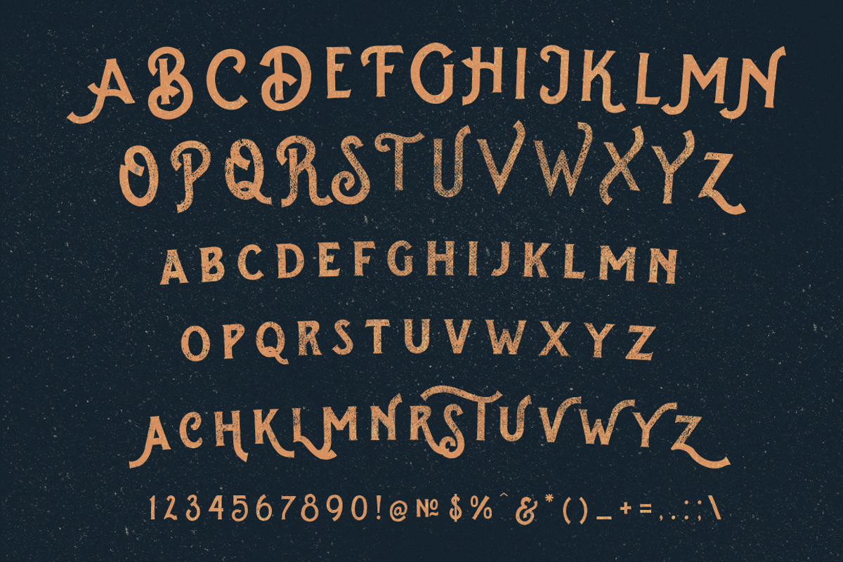 Splandor Typeface preview 3