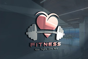 Modern Fitness Logo Design Template, a Branding & Logo Template by YUDesignStore (Thumbnail 4 of 7)