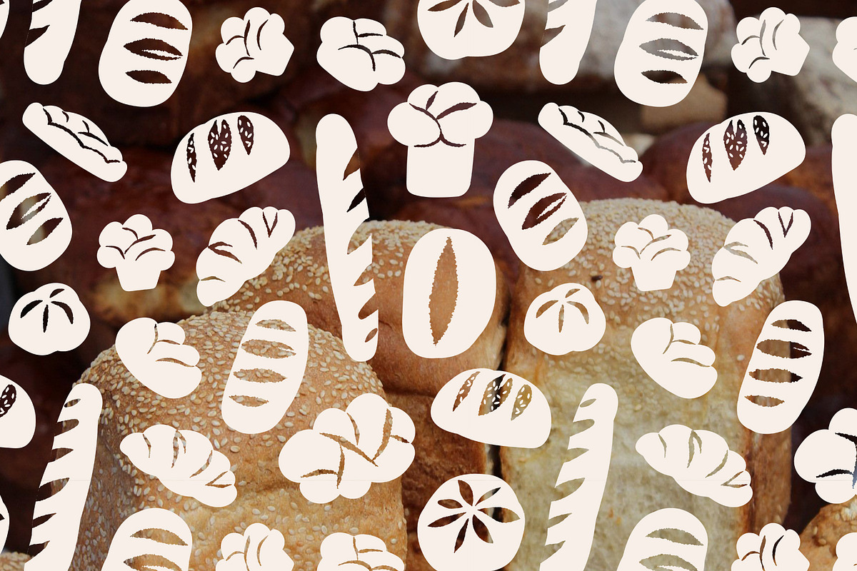 Bakery illustrations & patterns, a Food Illustration by Alenkakarabanova (Photo 8 of 12)