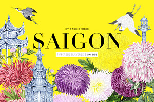 Saigon, Modern Oriental Prints!