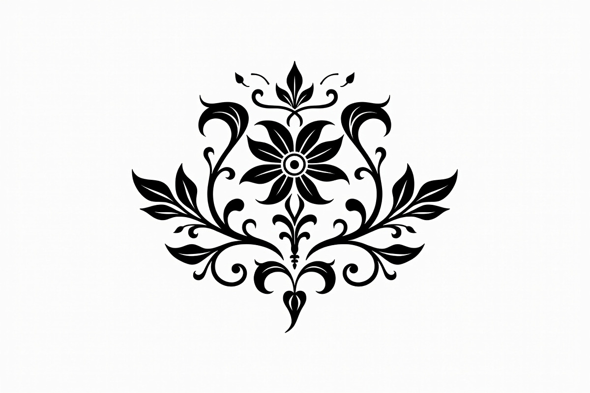 Black Mandala Art Pattern, an Illustration by musafir_fashion (Photo 6 of 9)