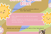 GROOVY PET GROOMING INSTAGRAM POSTS, a Social Media Template by Daring Digies (Thumbnail 7 of 7)