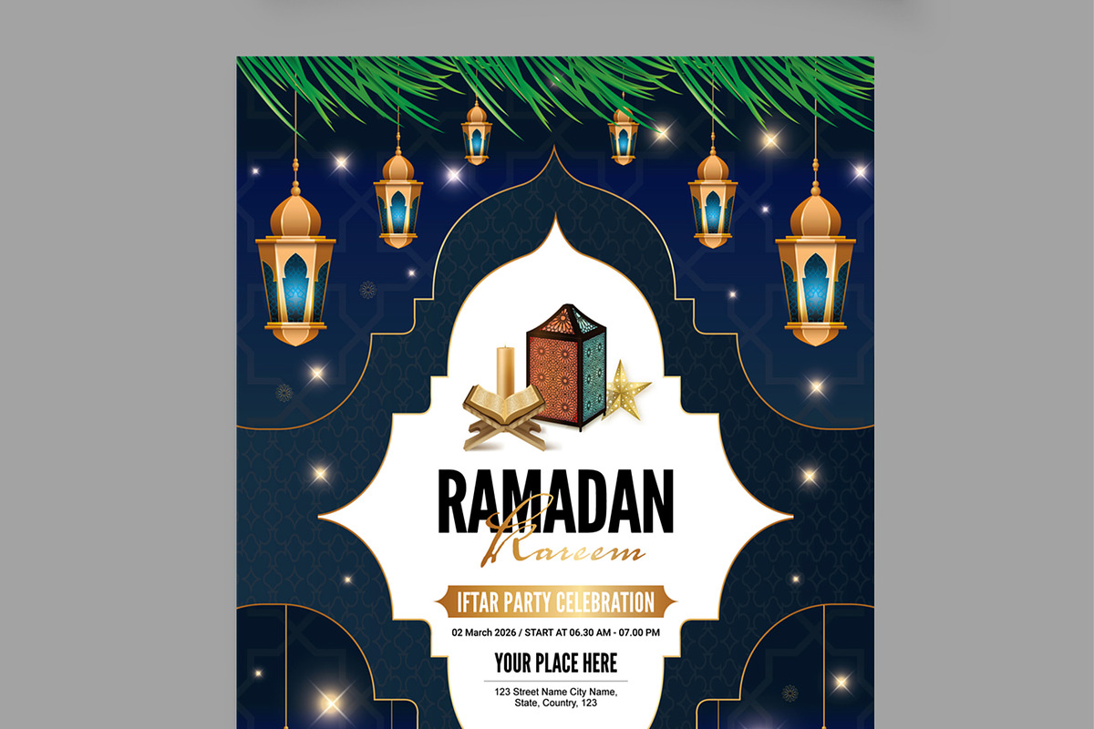 Ramadan Flyer, a Flyer Template by MightyDesign (Photo 4 of 8)